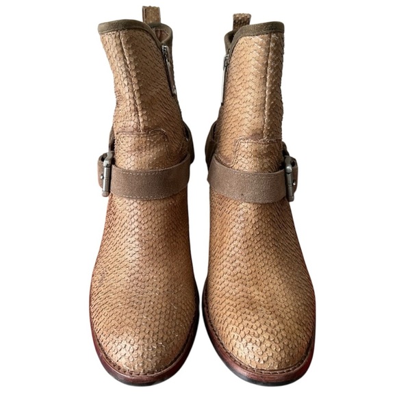 HOST PICK 🎉Donald J. Pliner Snakeskin Suede Buckle  Ankle Booties - Picture 6 of 8